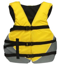 MW Universal Adult Life Jacket Ski Vest PFD - Yellow